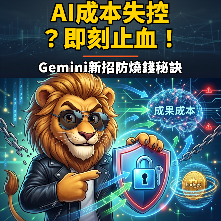 AI Agent 成本失控?Google Cloud Gemini Enterprise 加入支出上限 企業開始管理「每項成果成本」