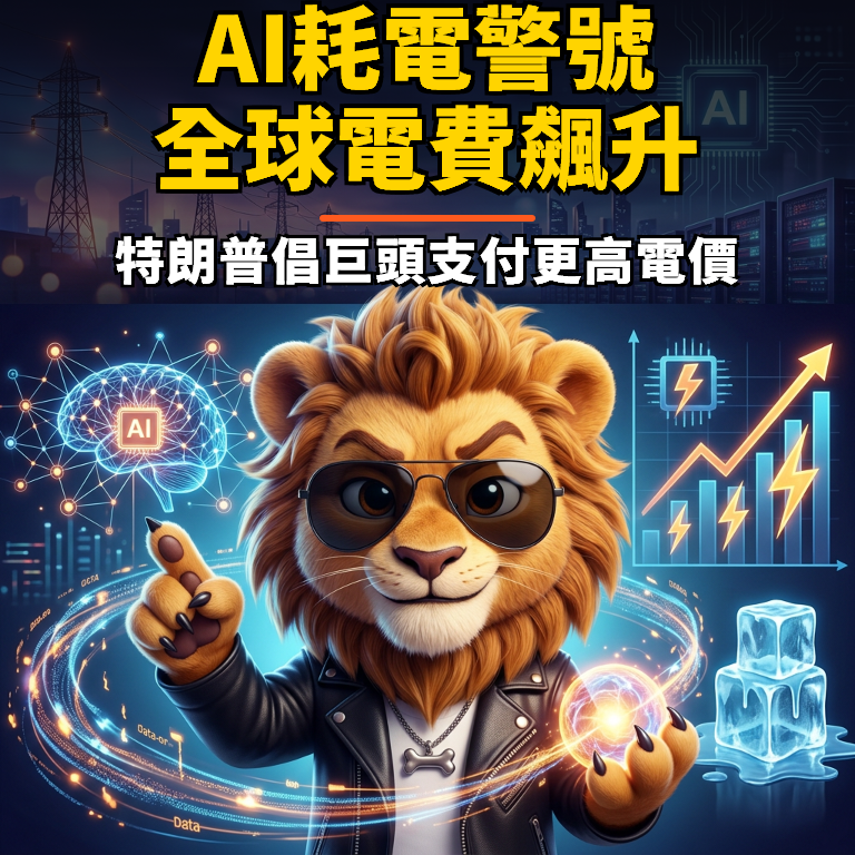 AI 數據中心耗電量十年擴逾 3 倍　特朗普倡科技巨頭支付更高電費